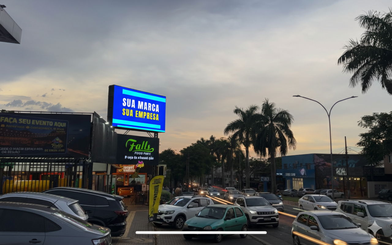 Painel LED SUA MARCA - Visão 3